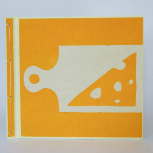 Blanko Kochbuch mit Japanbindung 'Käse'