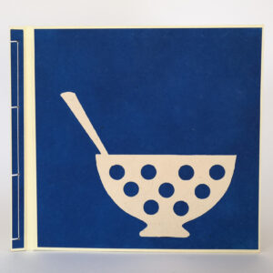 Blanko Kochbuch mit Japanbindung 'Müsli'