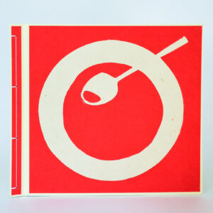 Blanko Kochbuch mit Japanbindung 'Tomate'